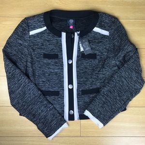 Vince Camino NWT moto sweater cardigan jacket